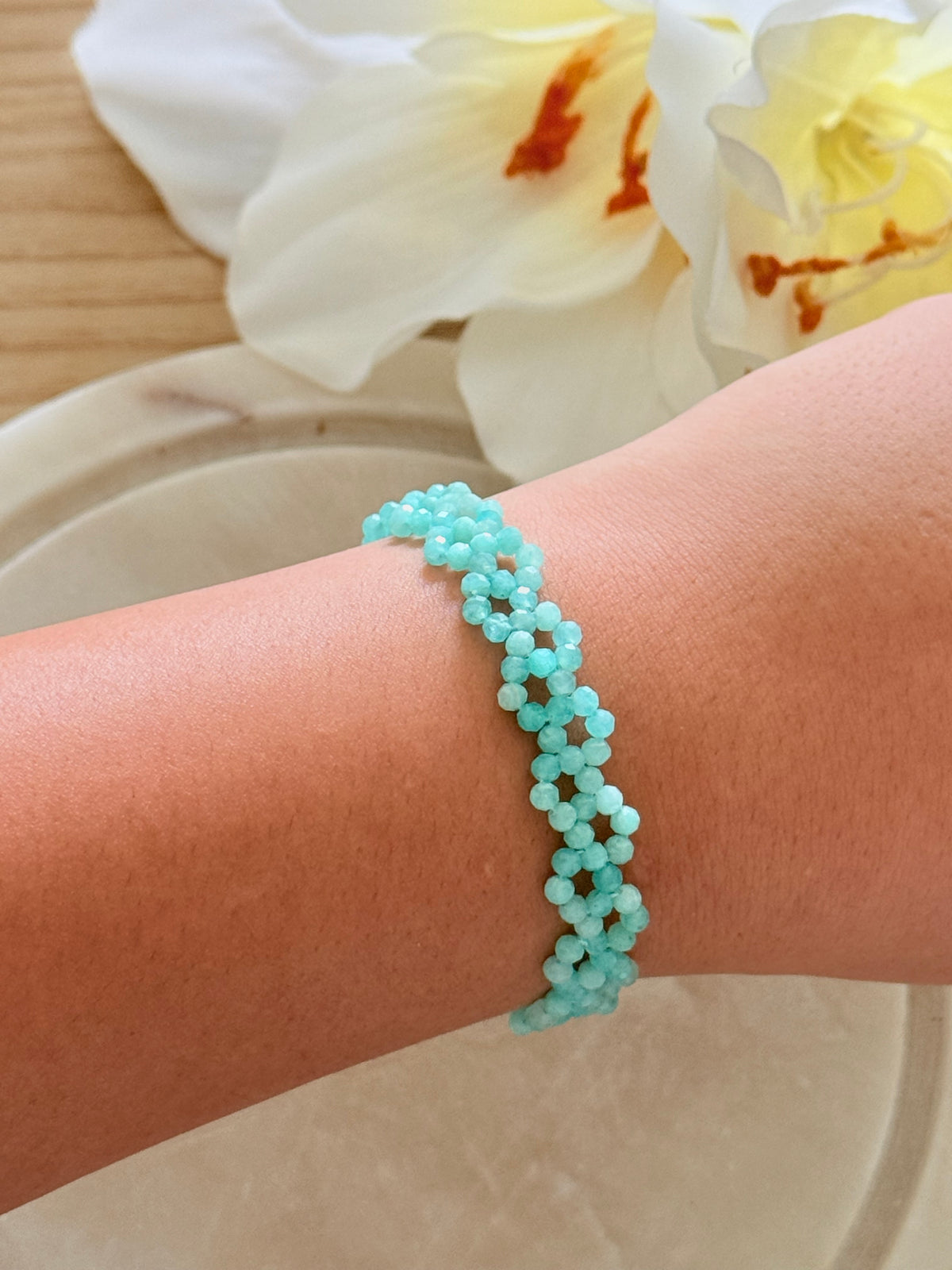 Bracelet Création Gaïa - Amazonite