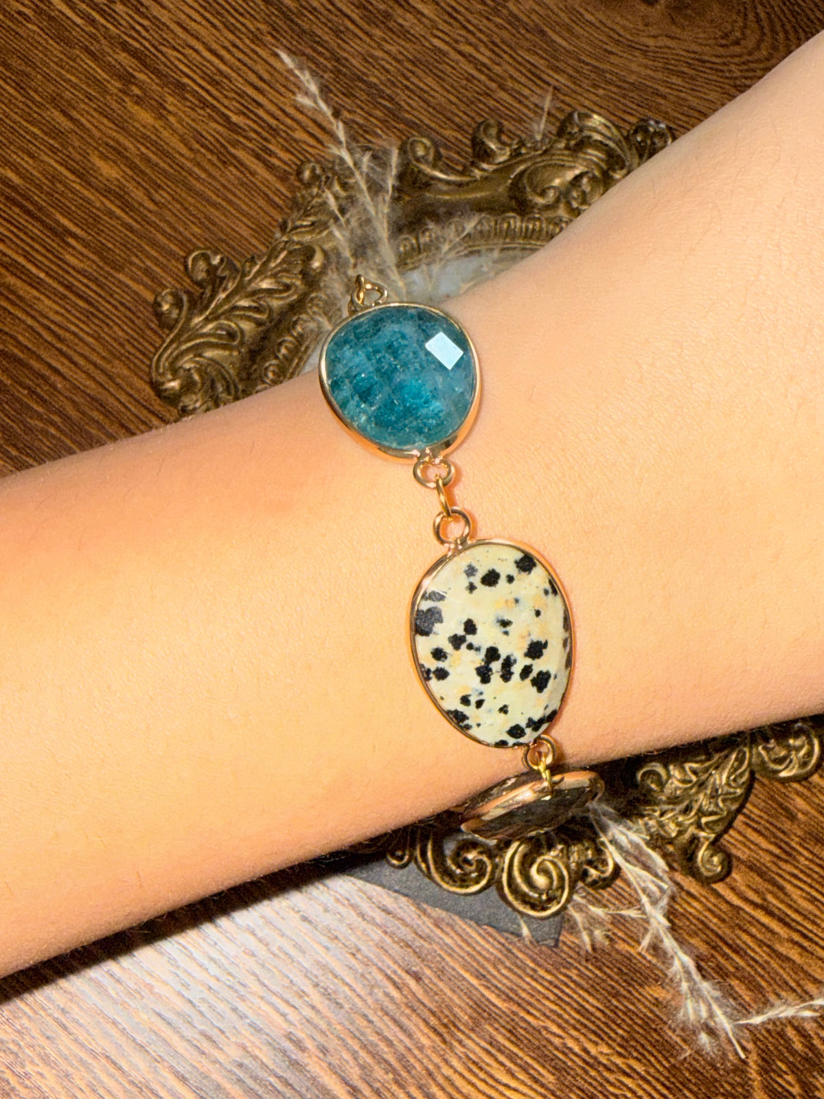 Bracelet Vanilla - Véritable Multi pierres