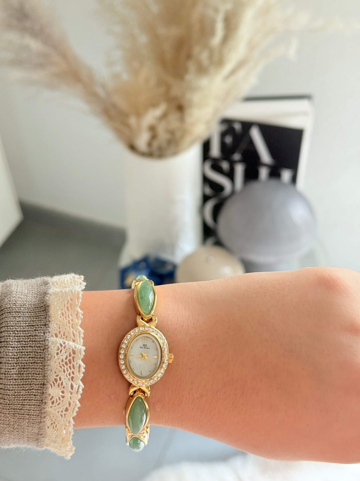 Montre Maraya - Jade dorèe
