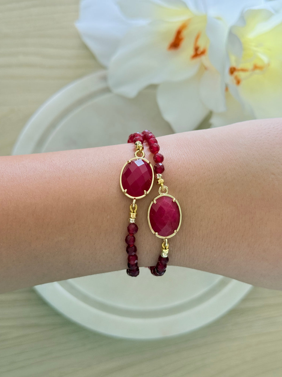 Bracelet Thalia - Rubis du Cachemire