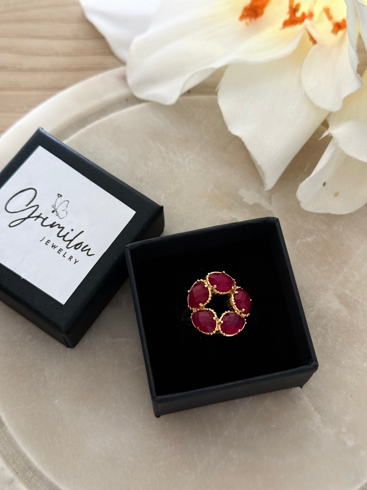 Bague Carmen - Rubis