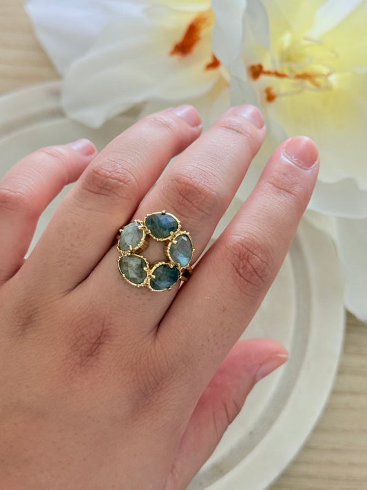 Bague Carmen - Labradorite