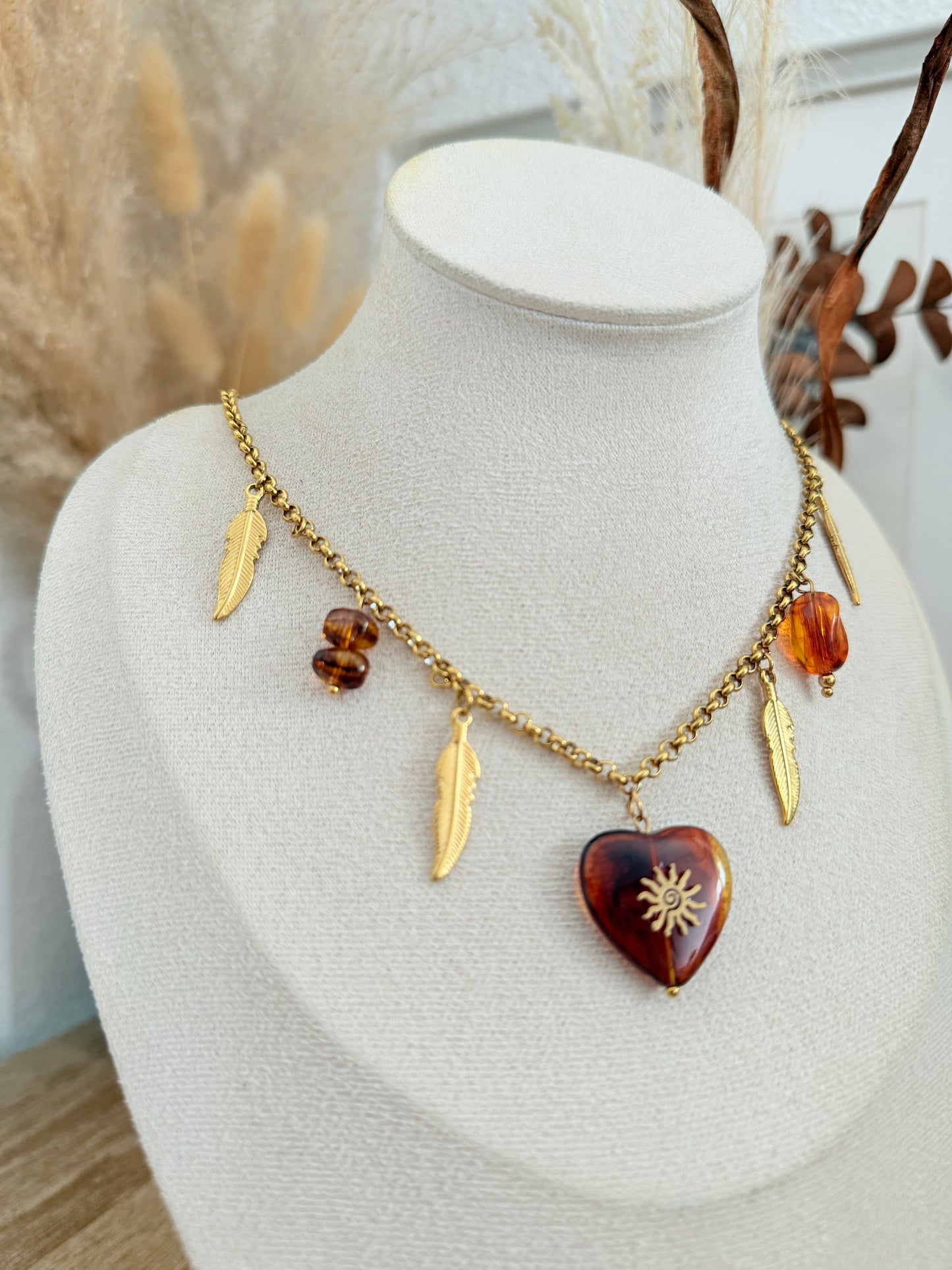 Collier Multi-charms lys