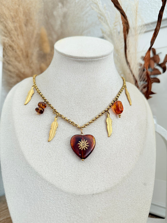 Collier Multi-charms lys