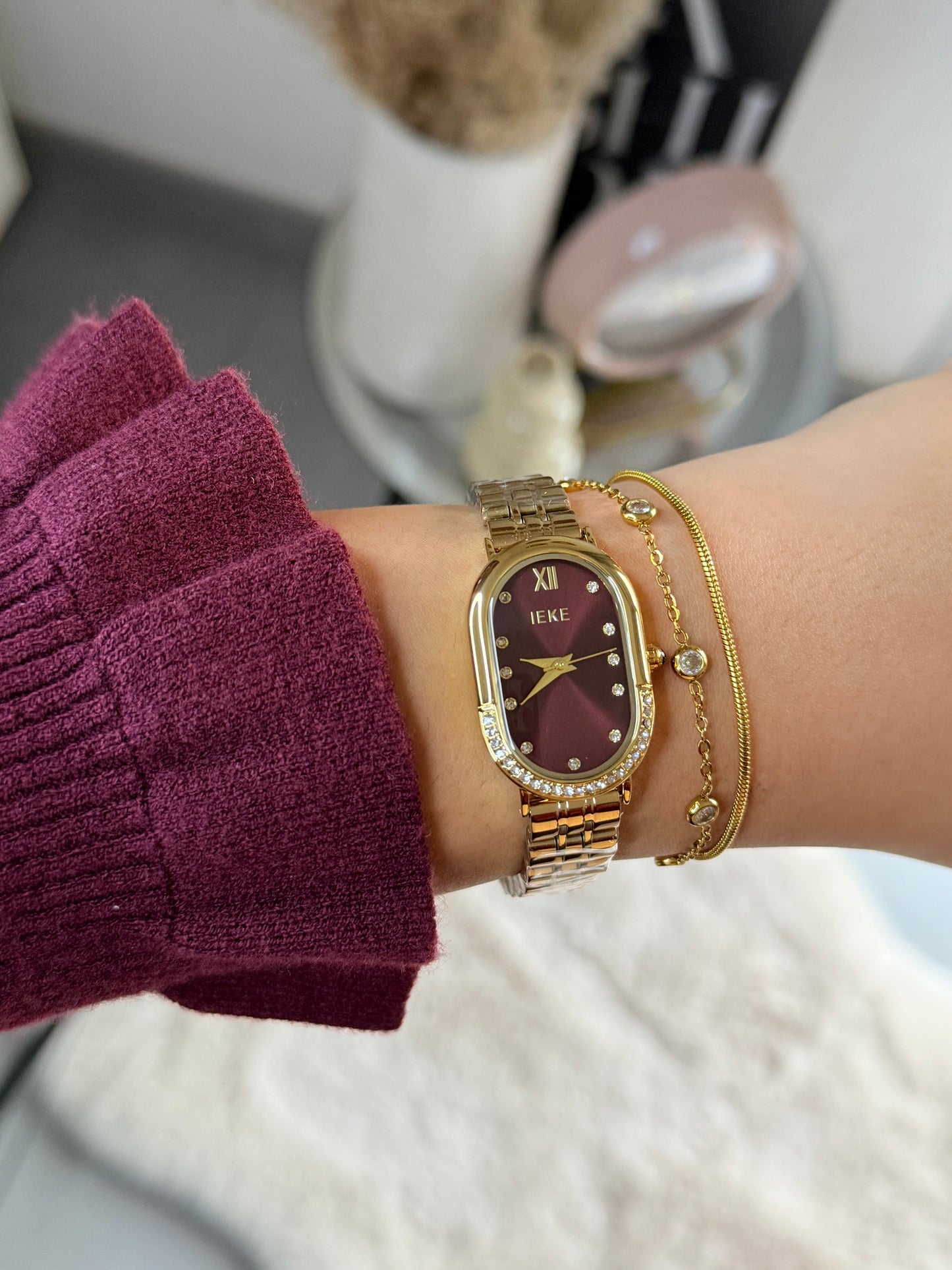 Montre ÉLÉGANCE BORDEAUX