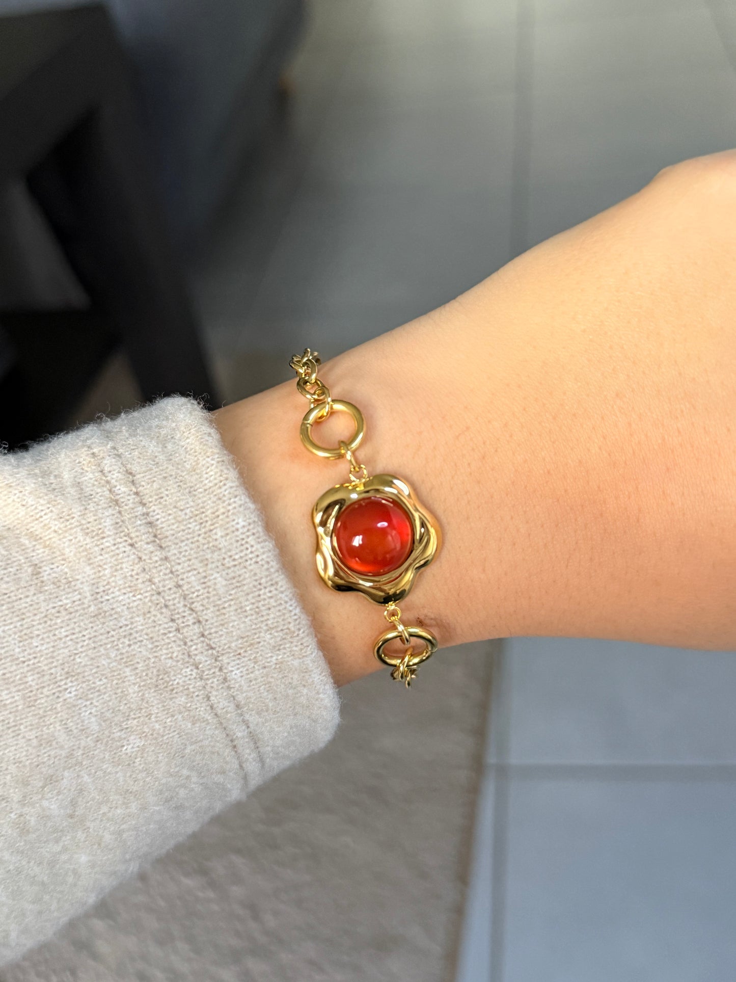 Bracelet Agatha Rouge