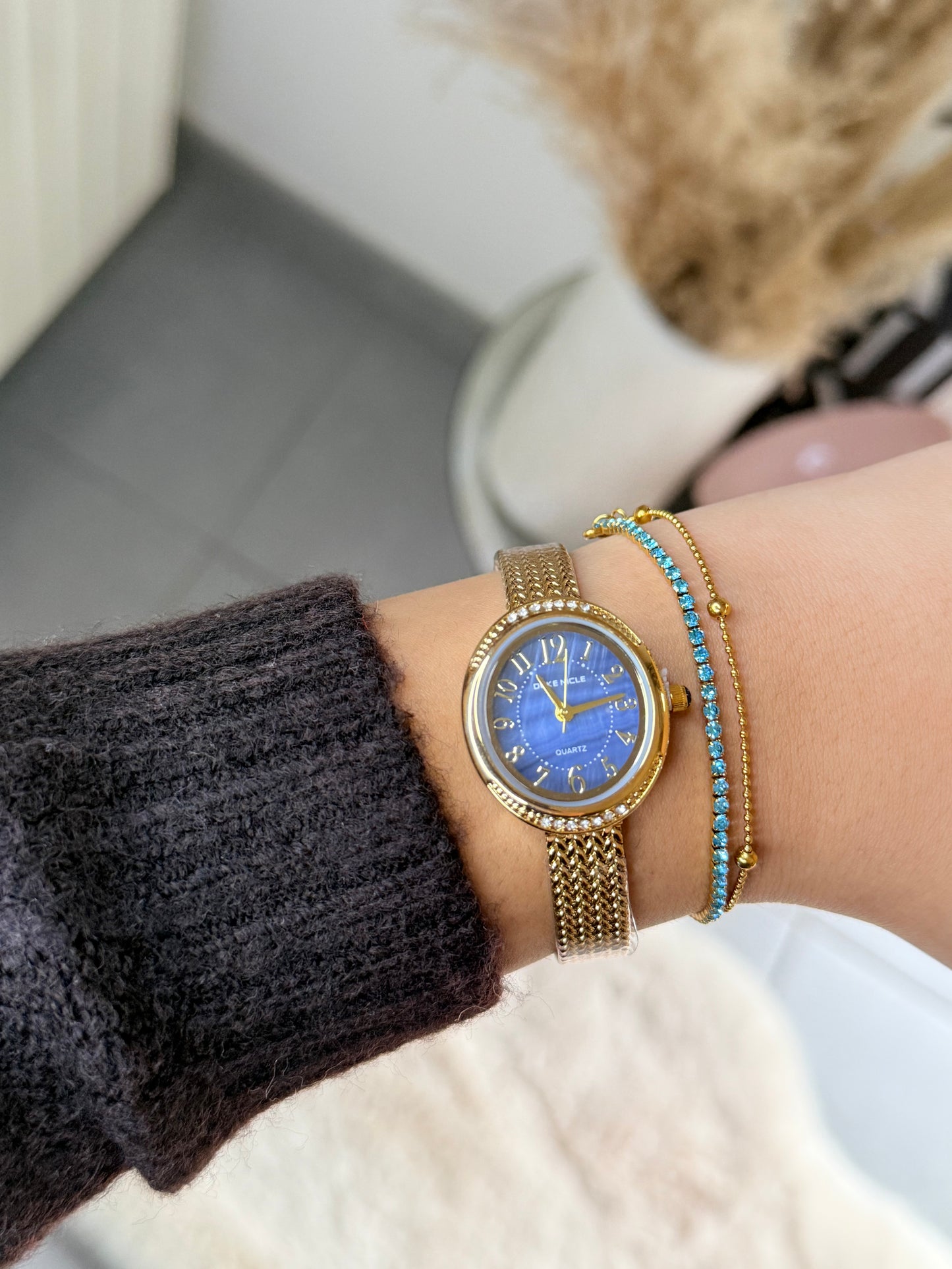 Montre Saphir - Dorée