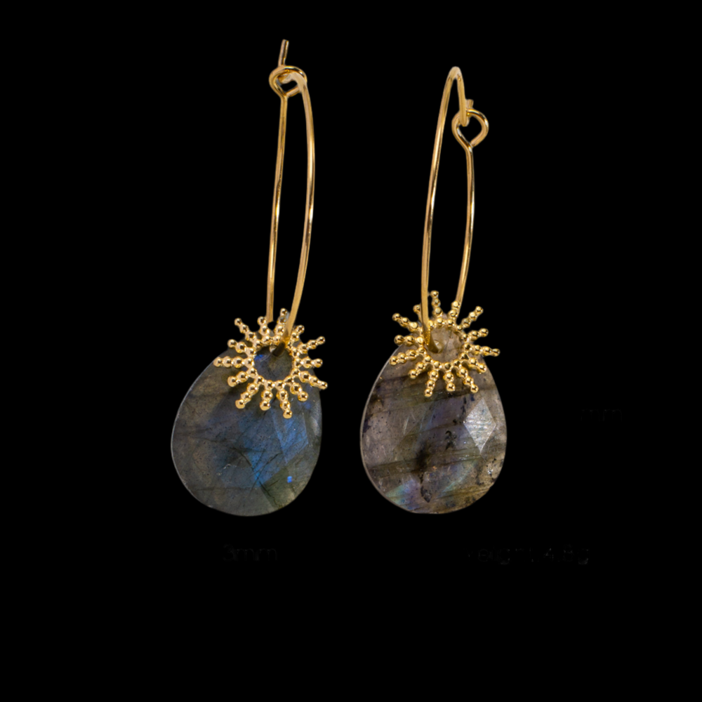 Boucles d'oreilles Creoles Linssey