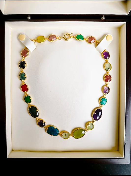 Collier Reine de 23 pierres Naturelles