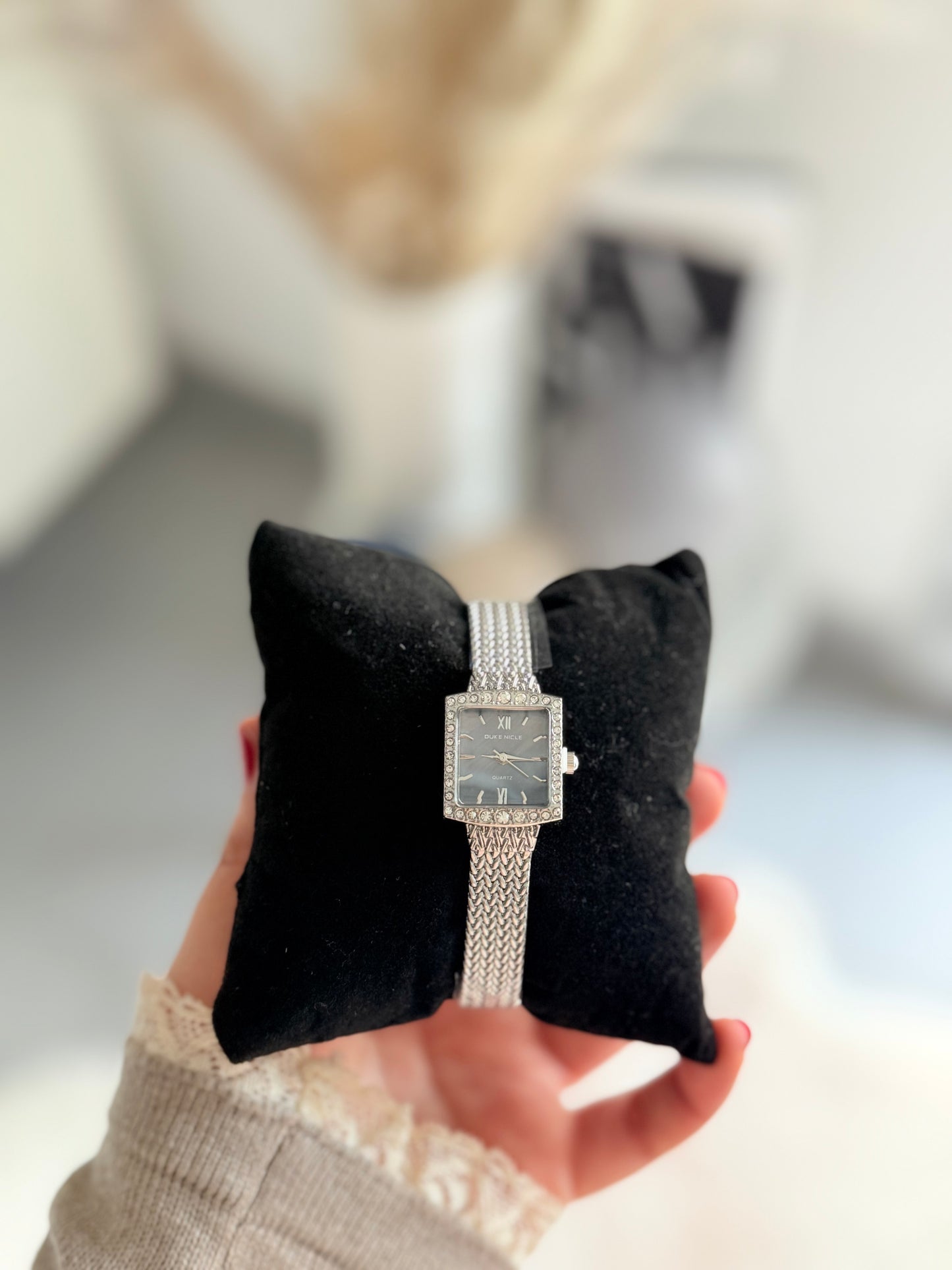 Montre Bleu Prestige- Argenté