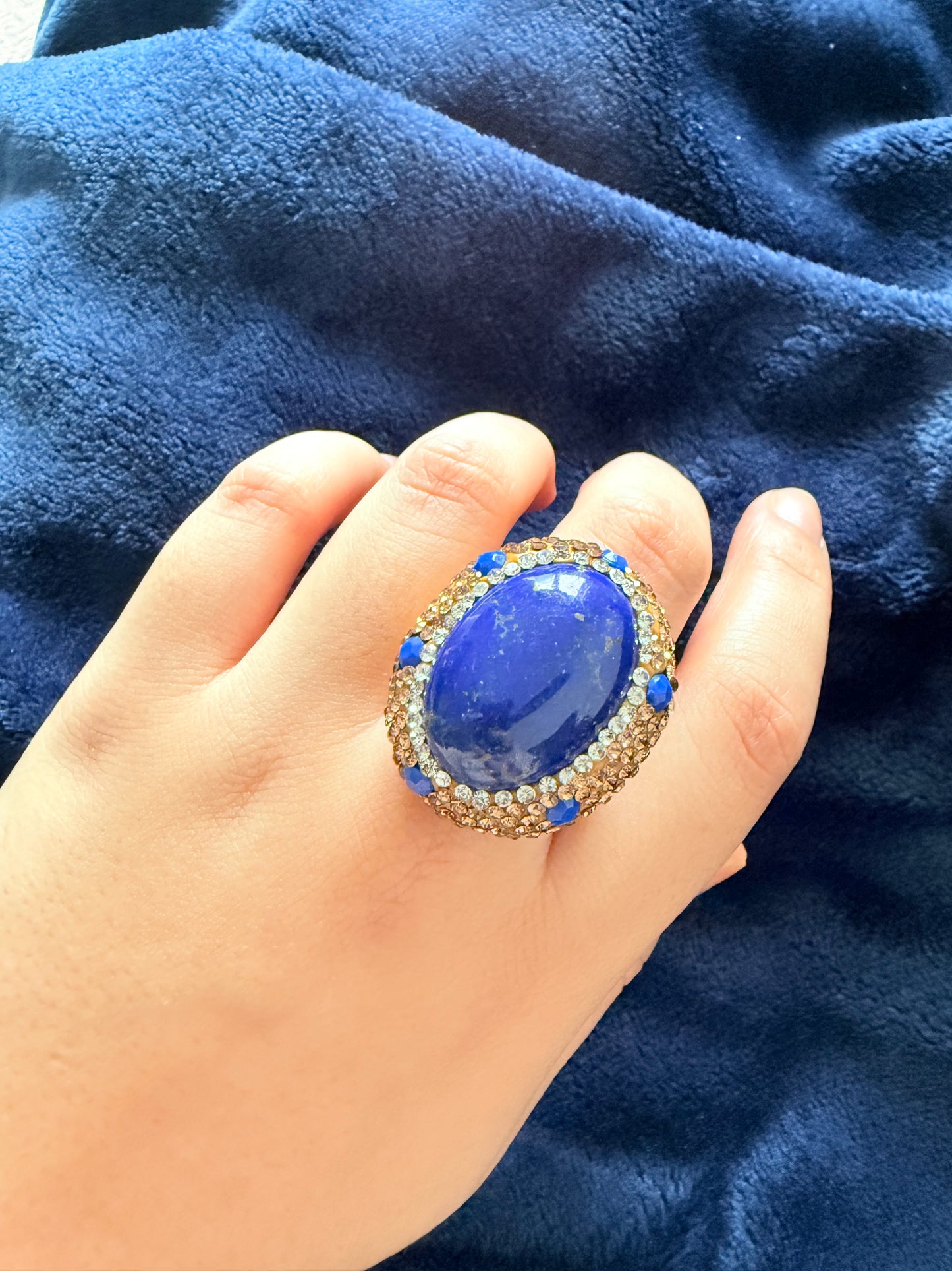 Bague Lara - Lapis Lazuli