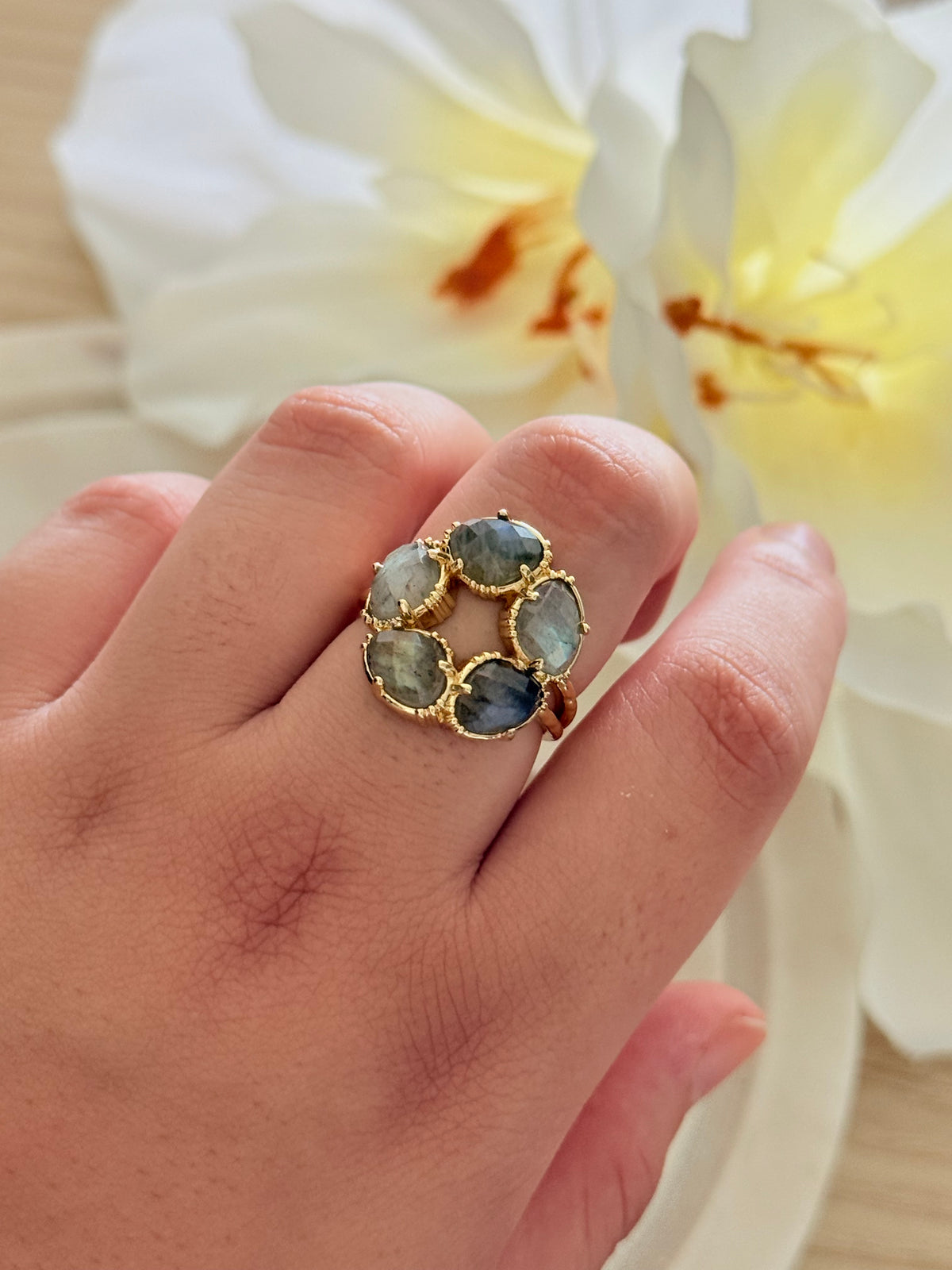 Bague Carmen - Labradorite