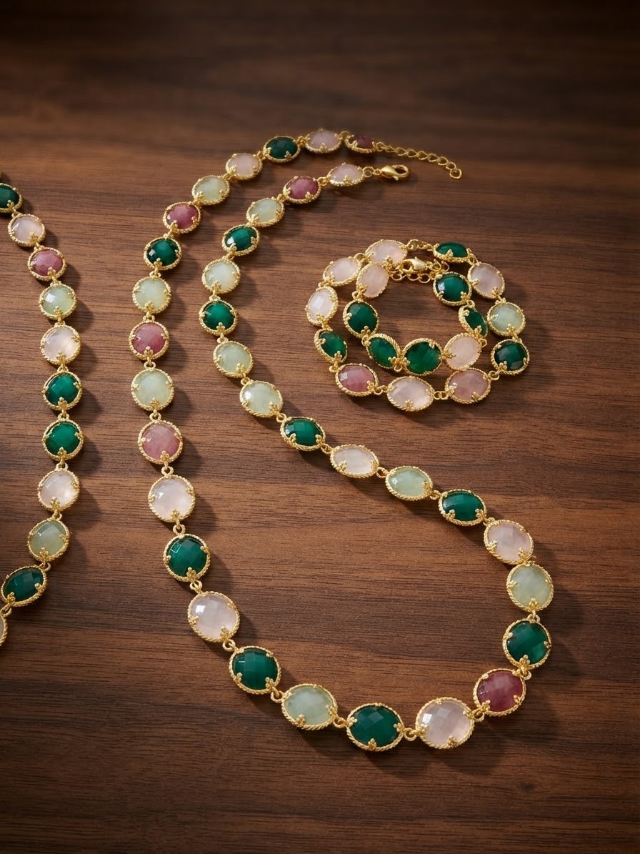 Collier Reina - Multi pierres