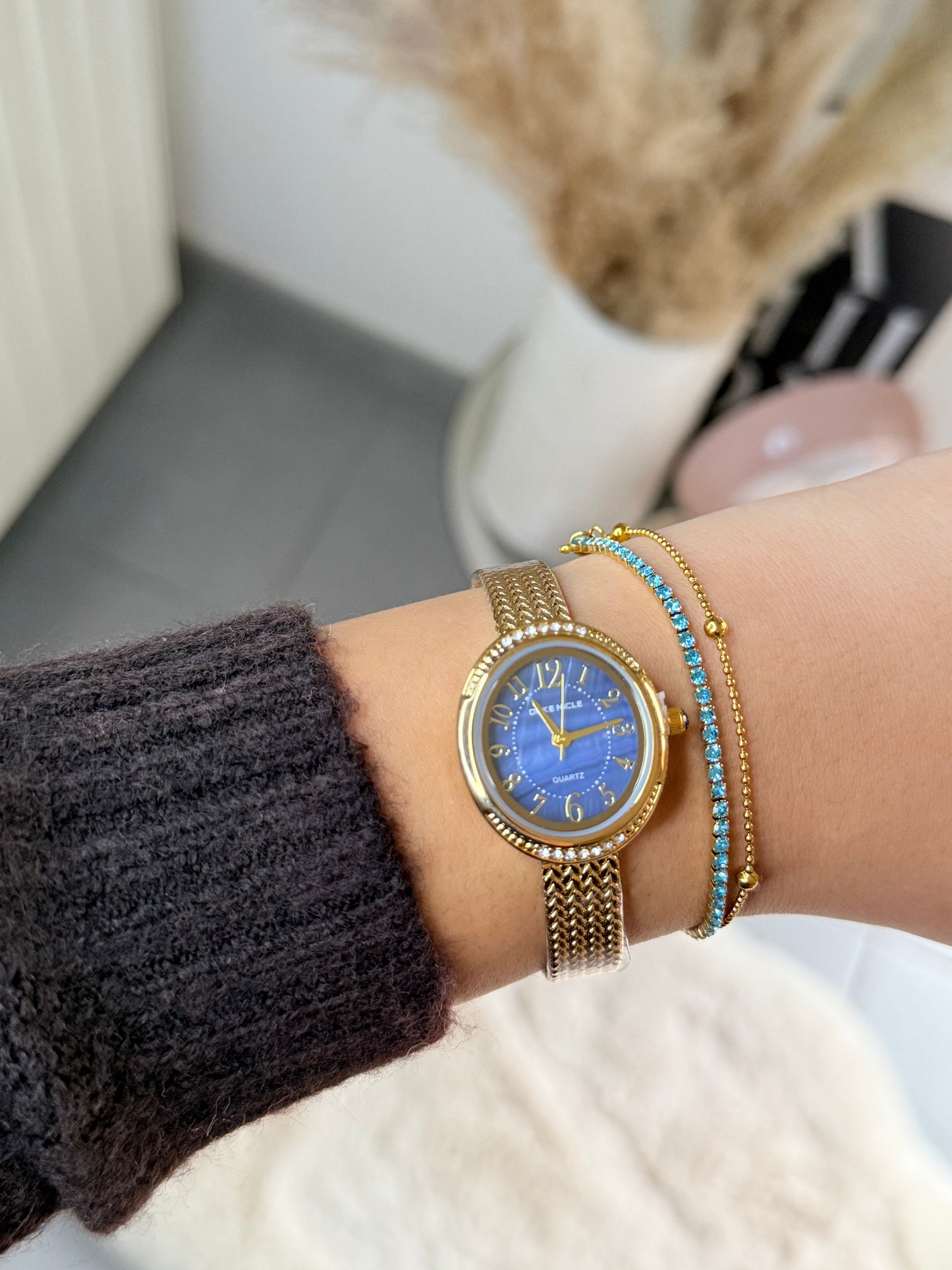 Montre Saphir - Dorée