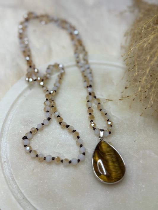 Sautoir Oeil De tigre – Sérénité & Confiance