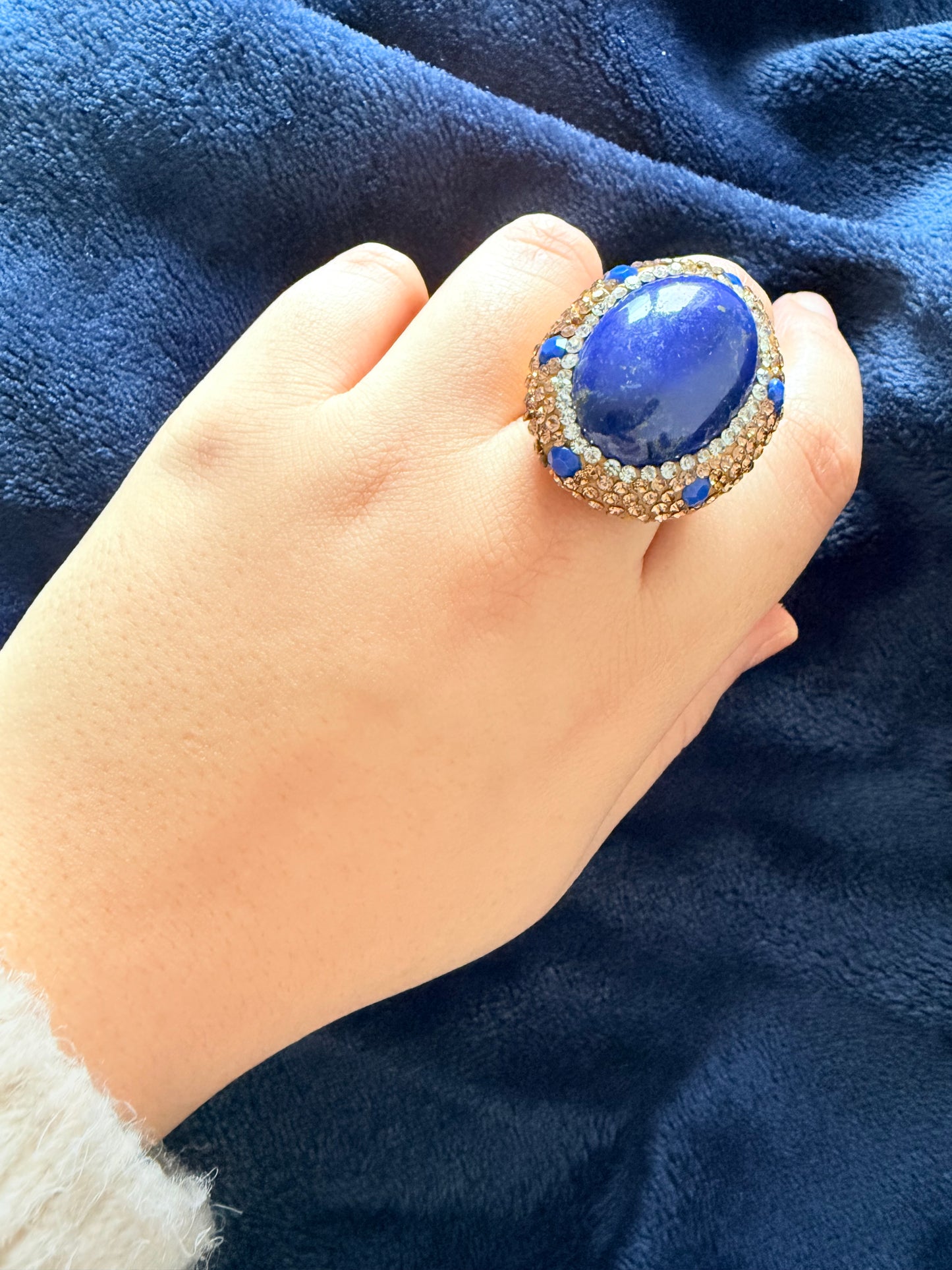 Bague Lara - Lapis Lazuli