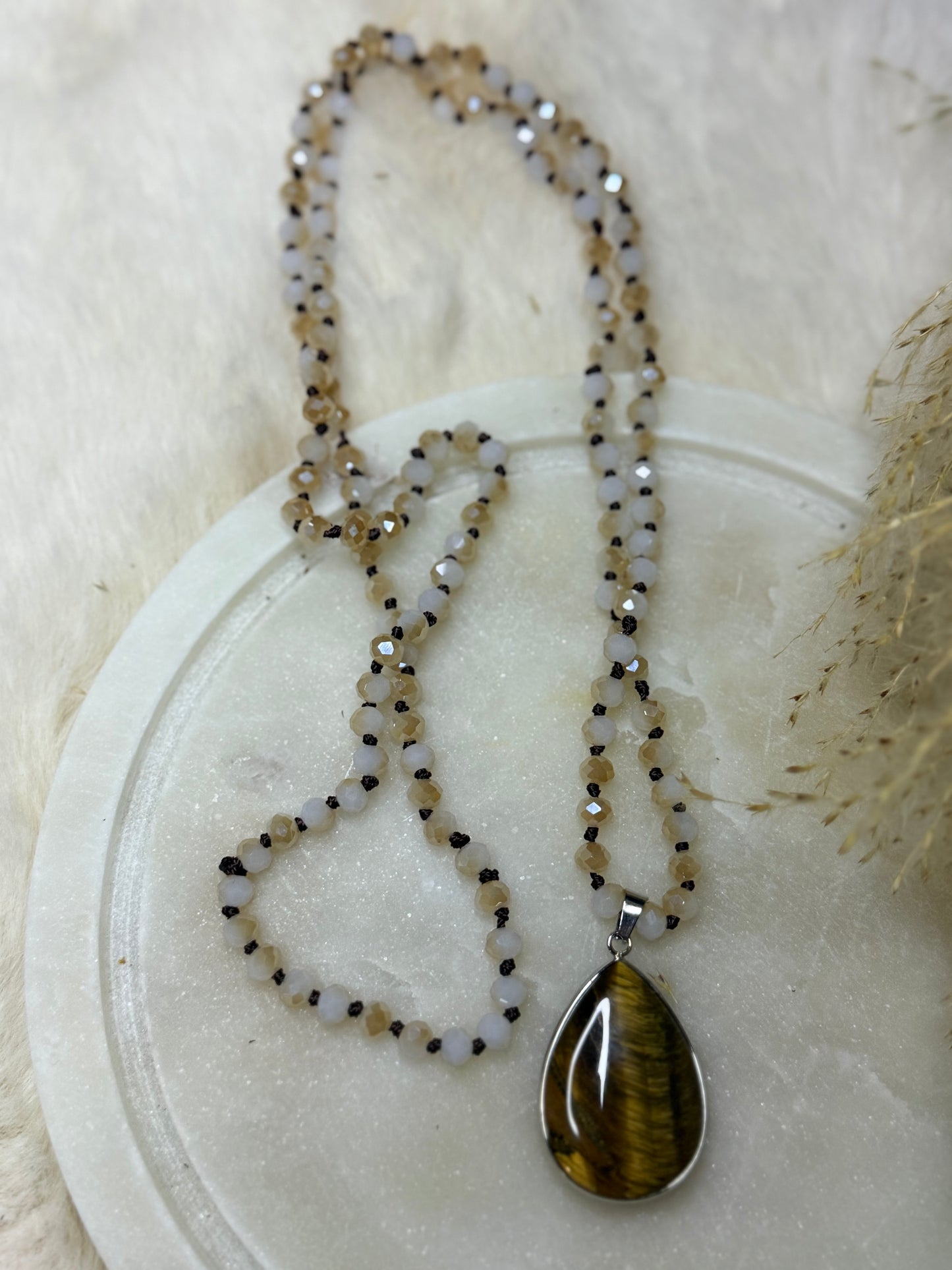 Sautoir Oeil De tigre – Sérénité & Confiance