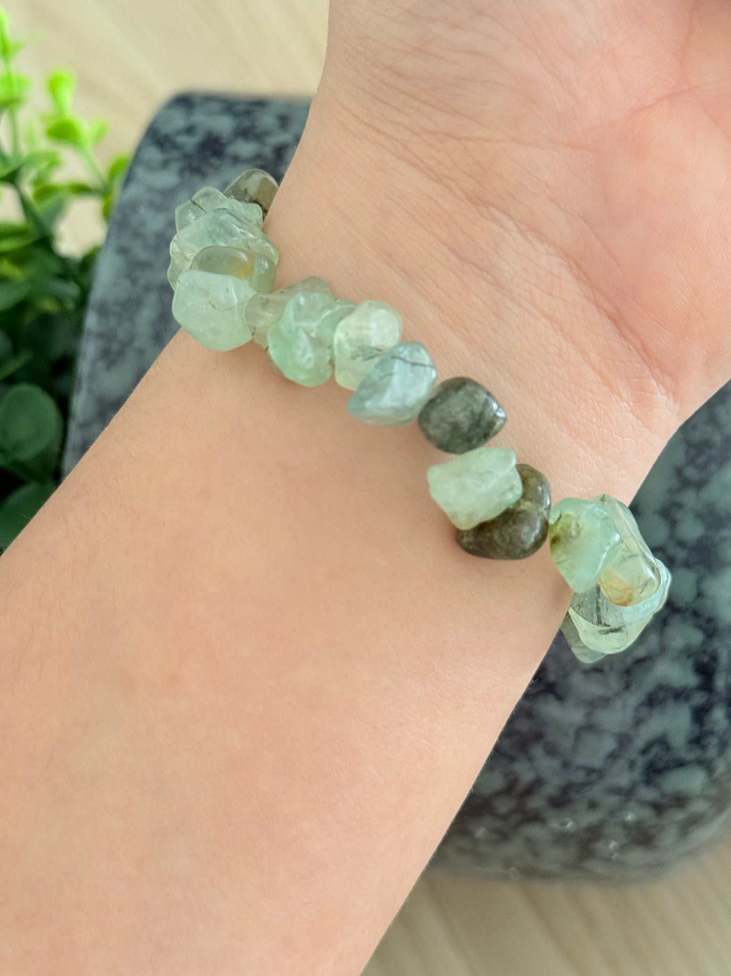 Bracelet Jade Vert et aventurine