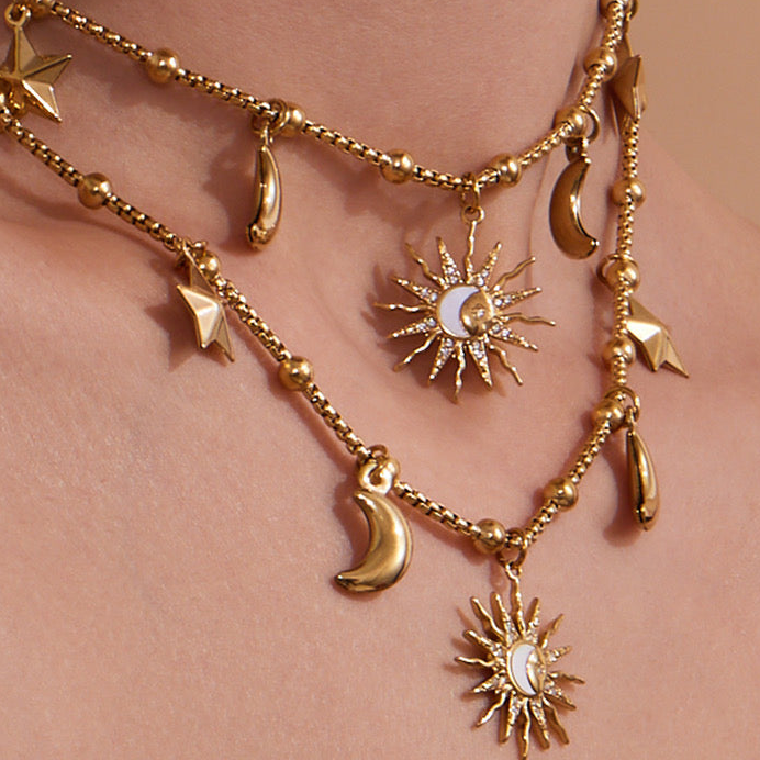 Collier Multi charms Elda