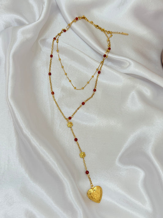 Collier Cornaline