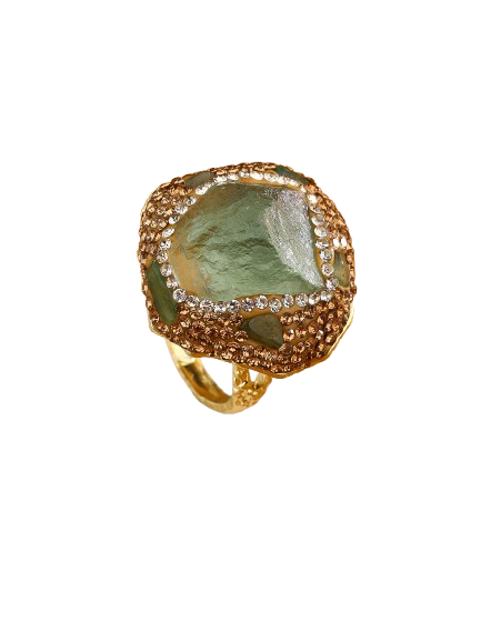 Bague Fluorite verte