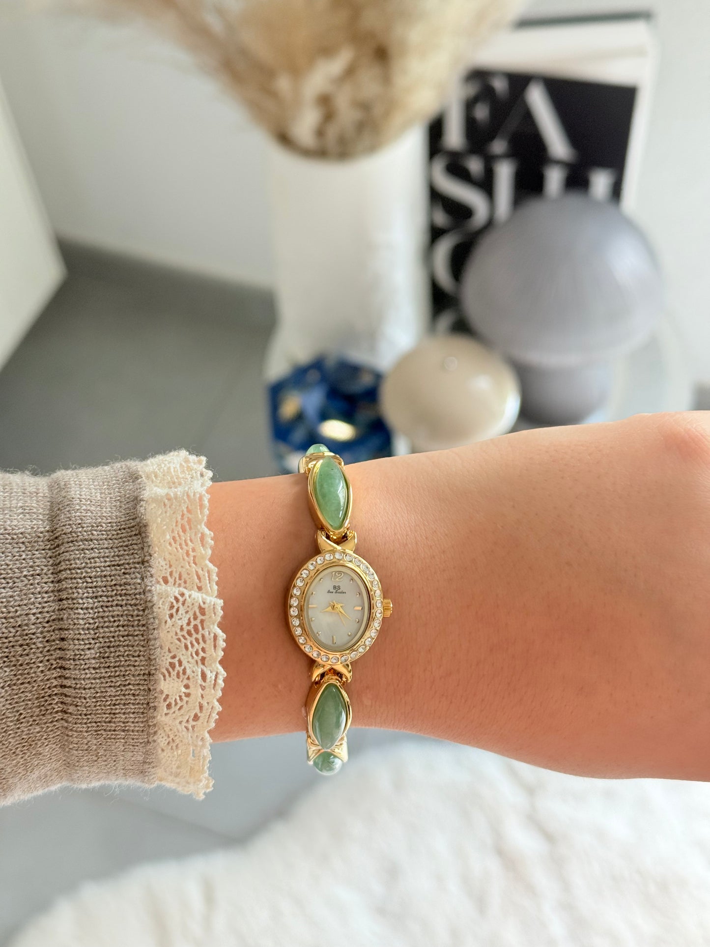 Montre Maraya - Jade dorèe