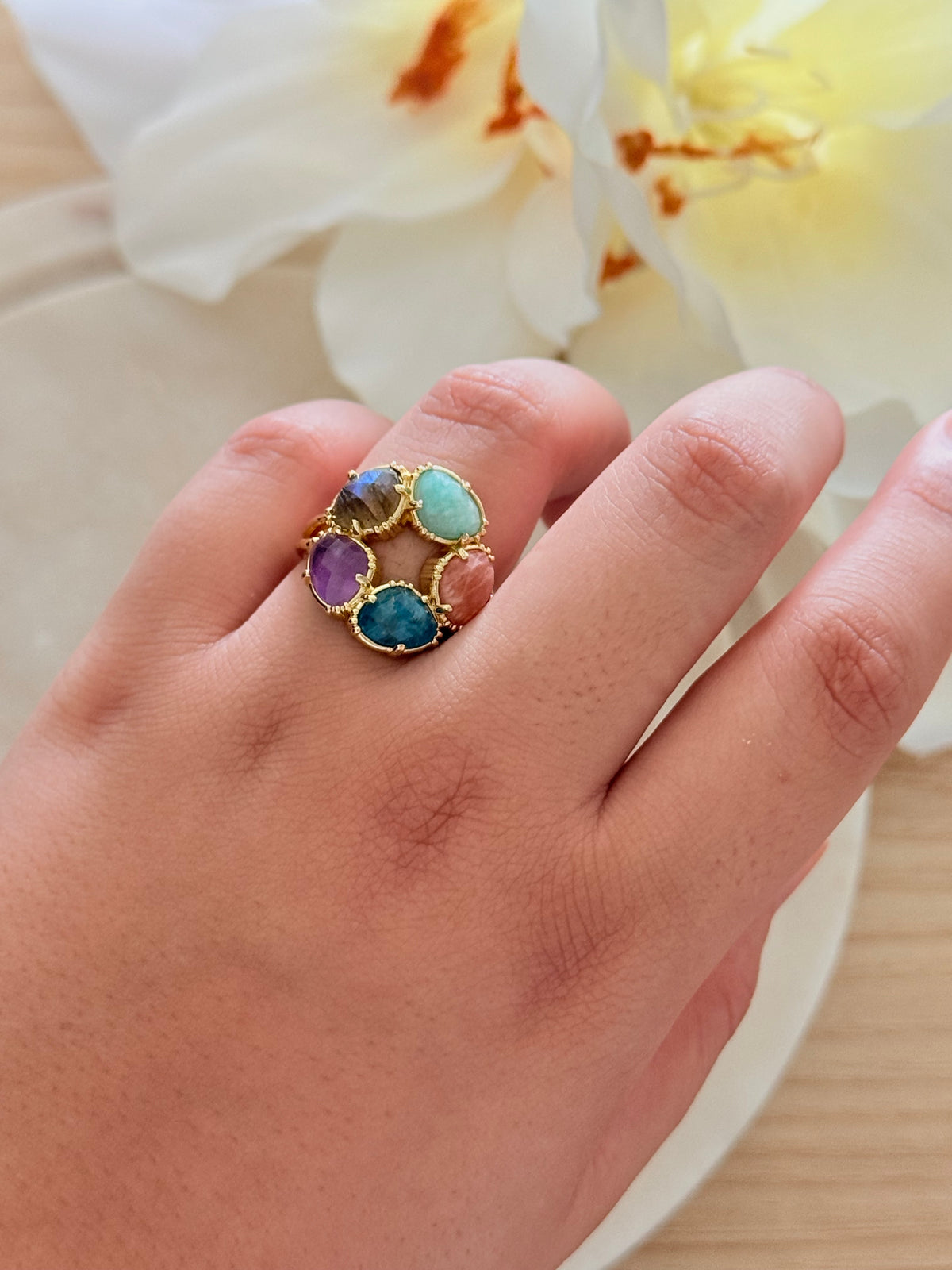 Bague Carmen - Bouquet de pierres