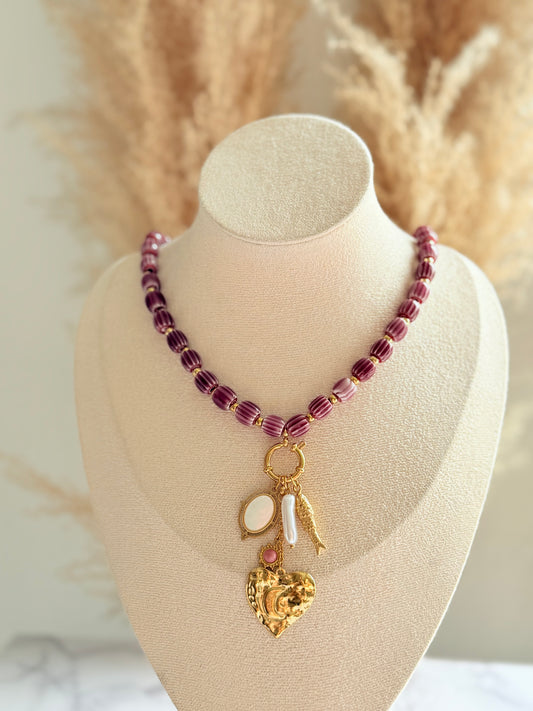 Collier Multi-Charms Feel the Love