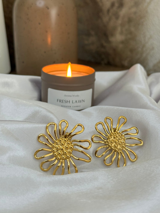 Boucles d’oreilles Tournesol
