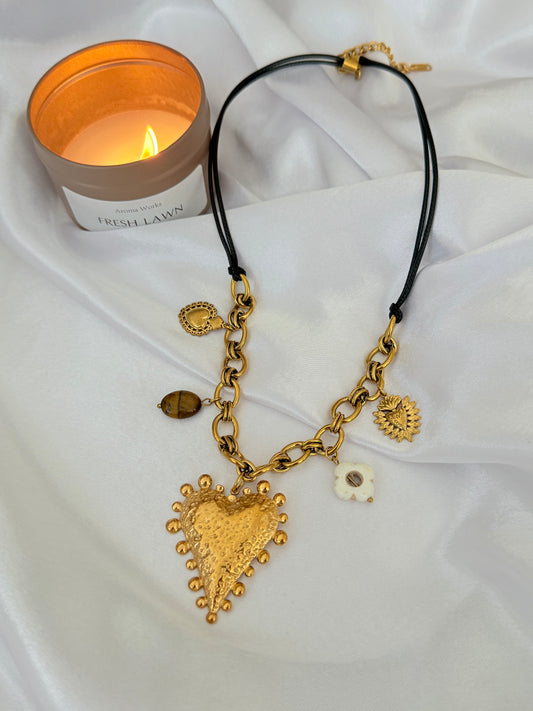 Collier multi charms Stella