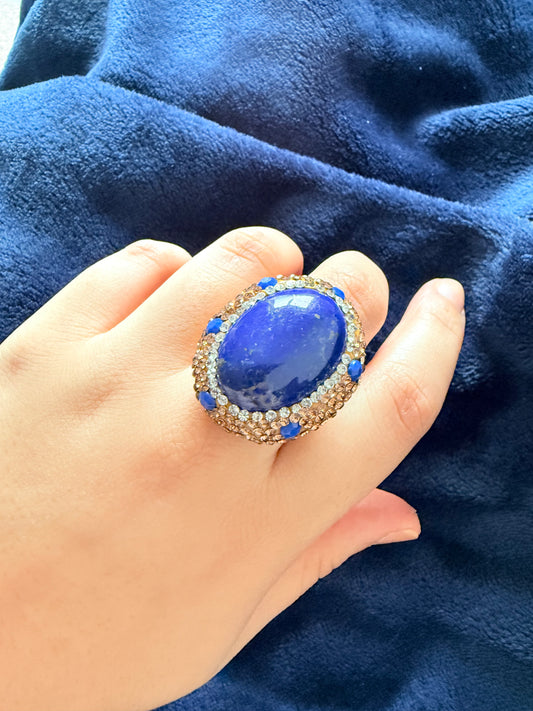 Bague Lara - Lapis Lazuli