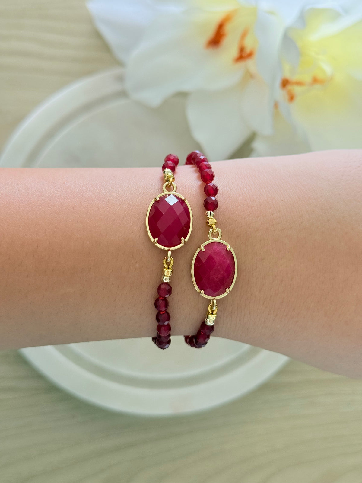 Bracelet Thalia - Rubis du Cachemire