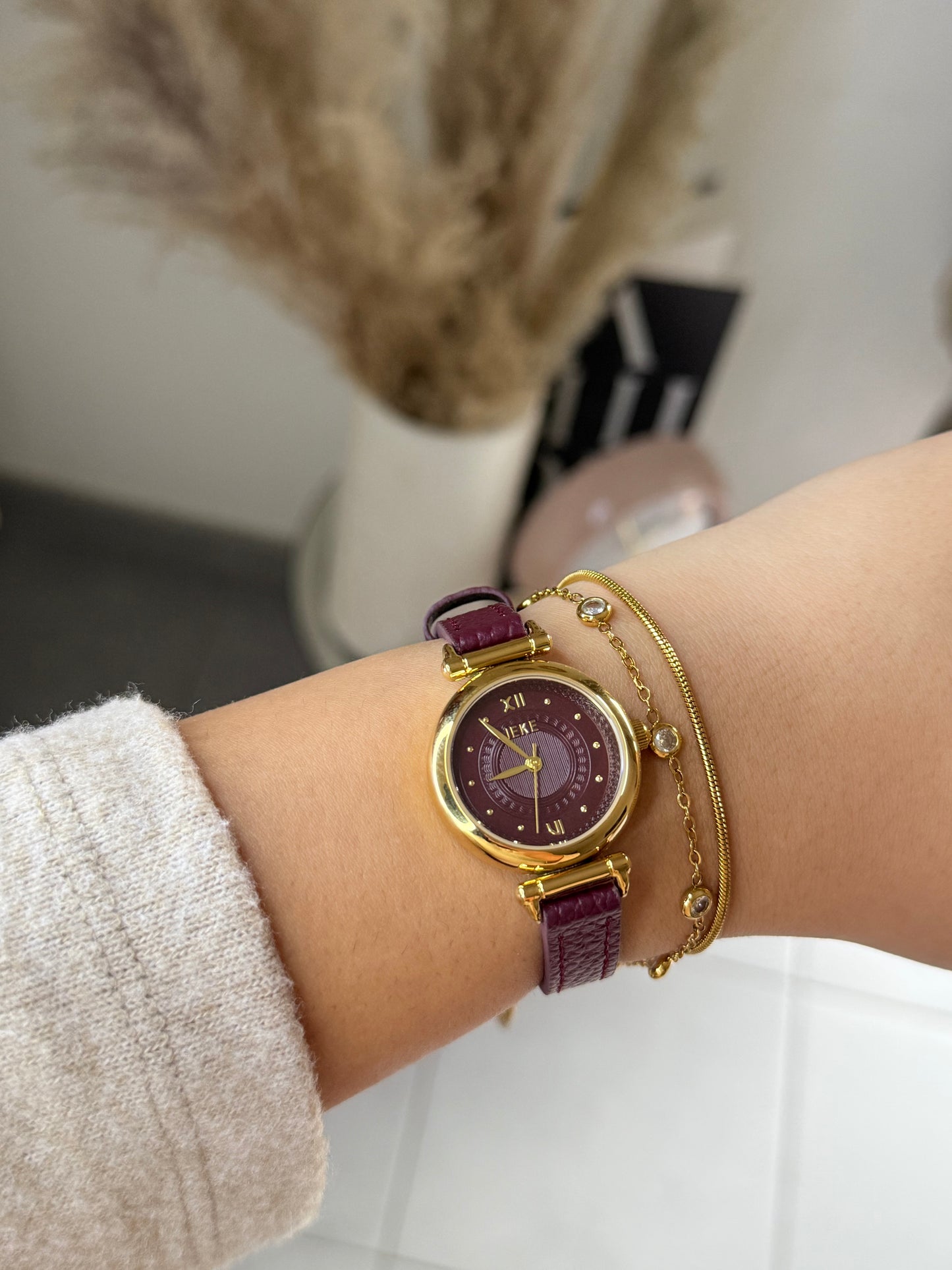 Montre Dynastie - Burgundy