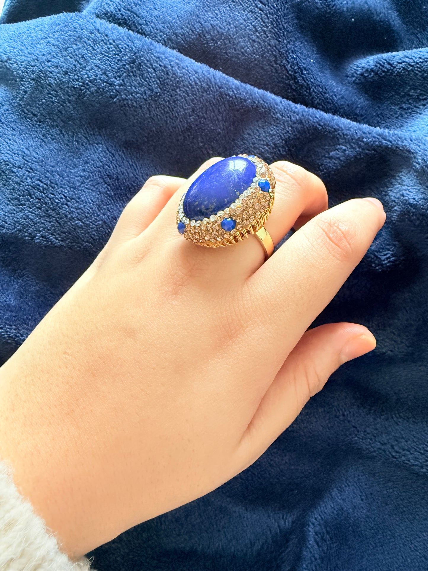 Bague Lara - Lapis Lazuli