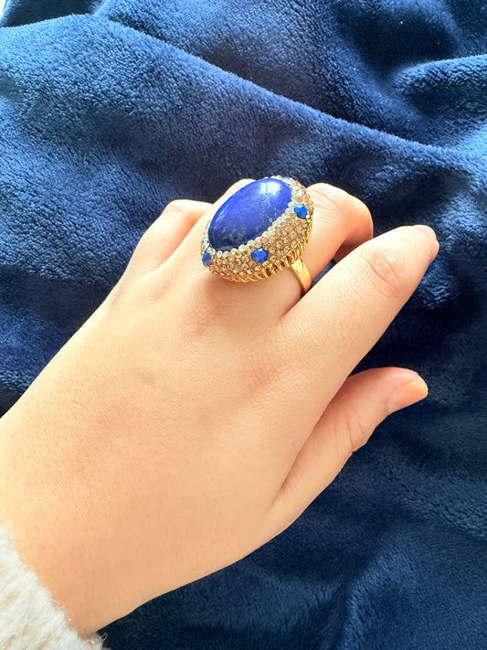 Bague Lara - Lapis Lazuli