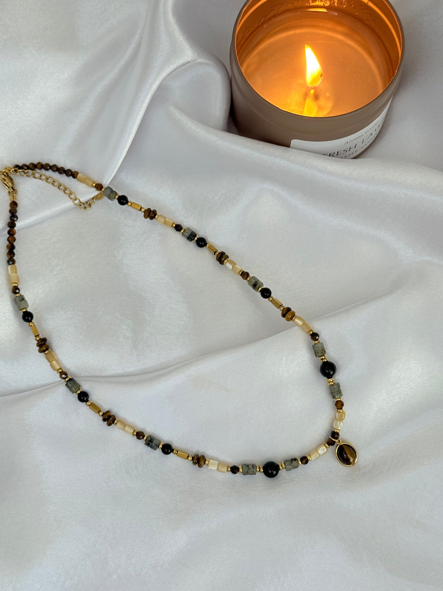 Collier Pierres Naturelles Elvira