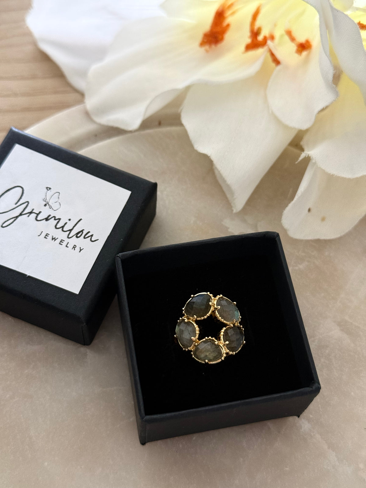 Bague Carmen - Labradorite