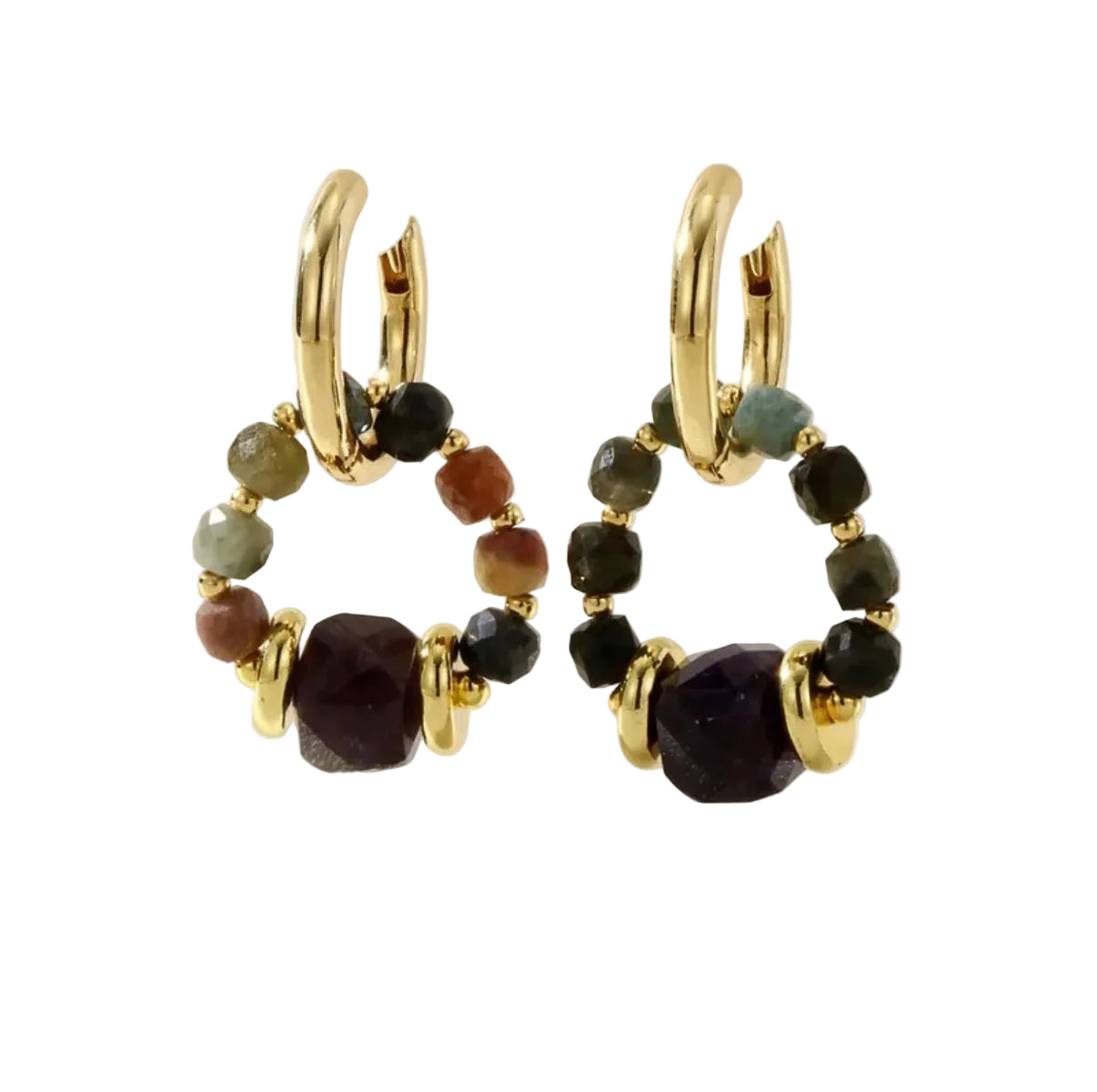 Boucles d’oreilles Eclipse - Tourmaline