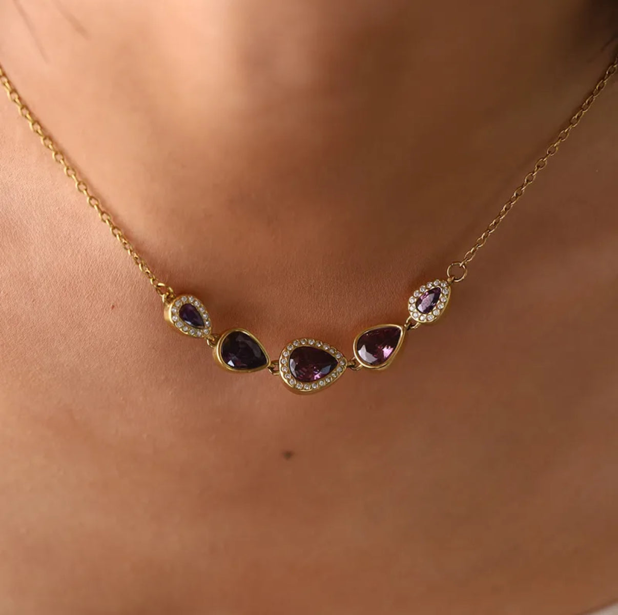 Collier Merveilleuse - Violette