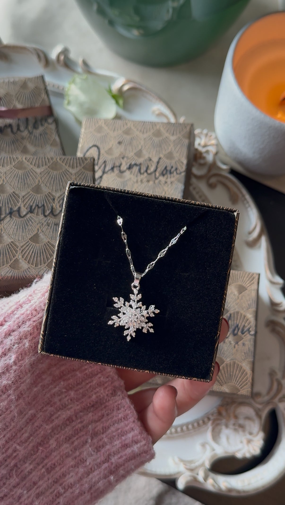 Collier Elise en Argenté