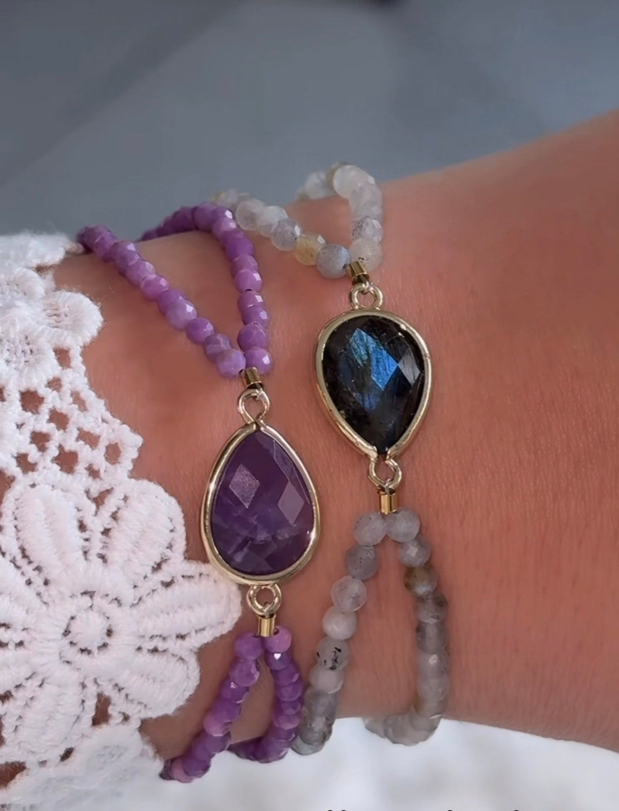 Bracelet Cybélia - Labradorite