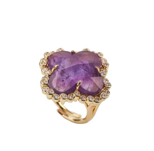 Bague Diamonda - Améthyste