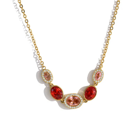 Collier Merveilleuse - Rouge