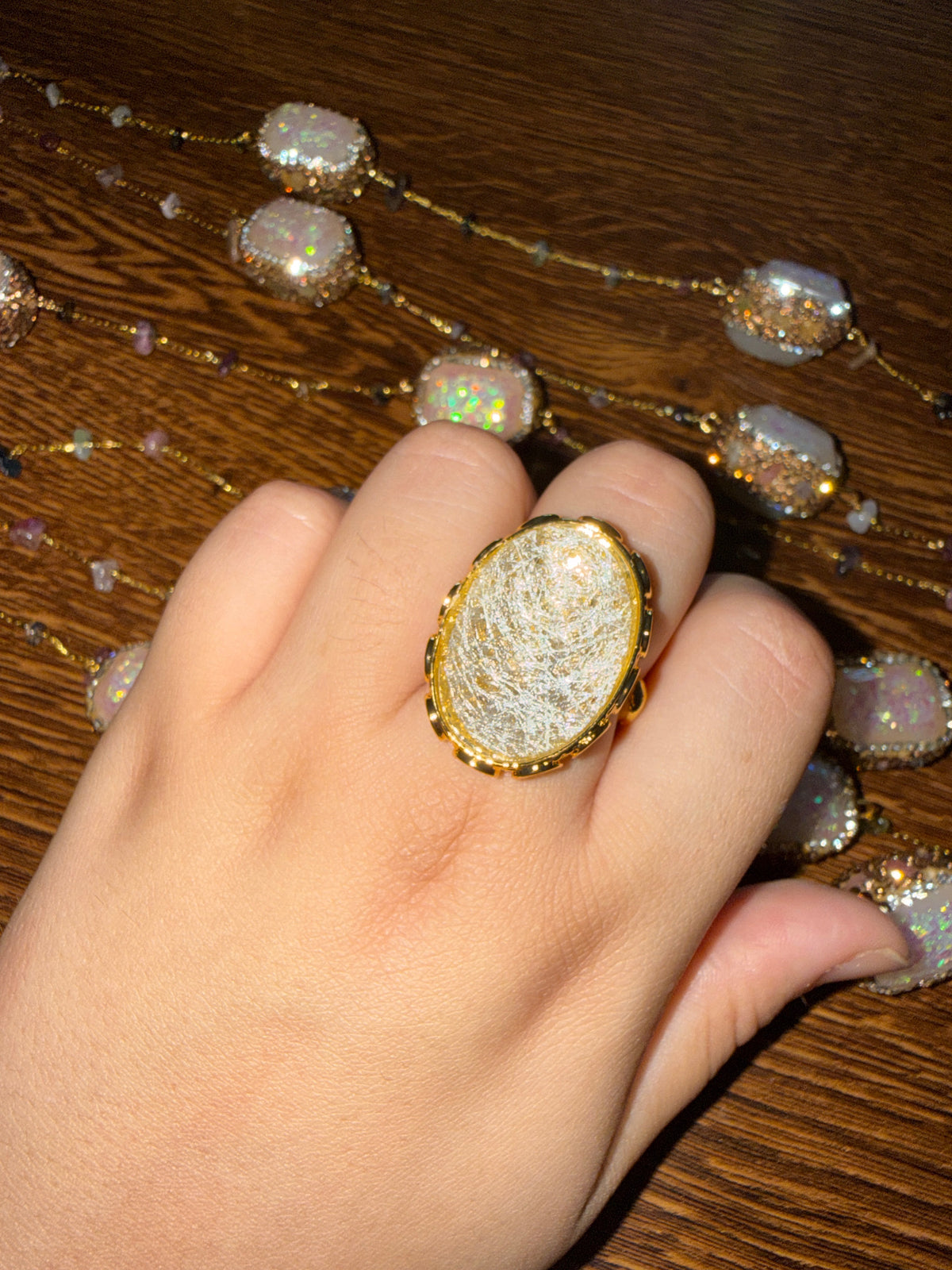 Bague Sophia - Blanche