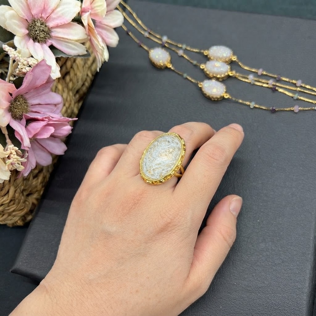 Bague Sophia - Blanche