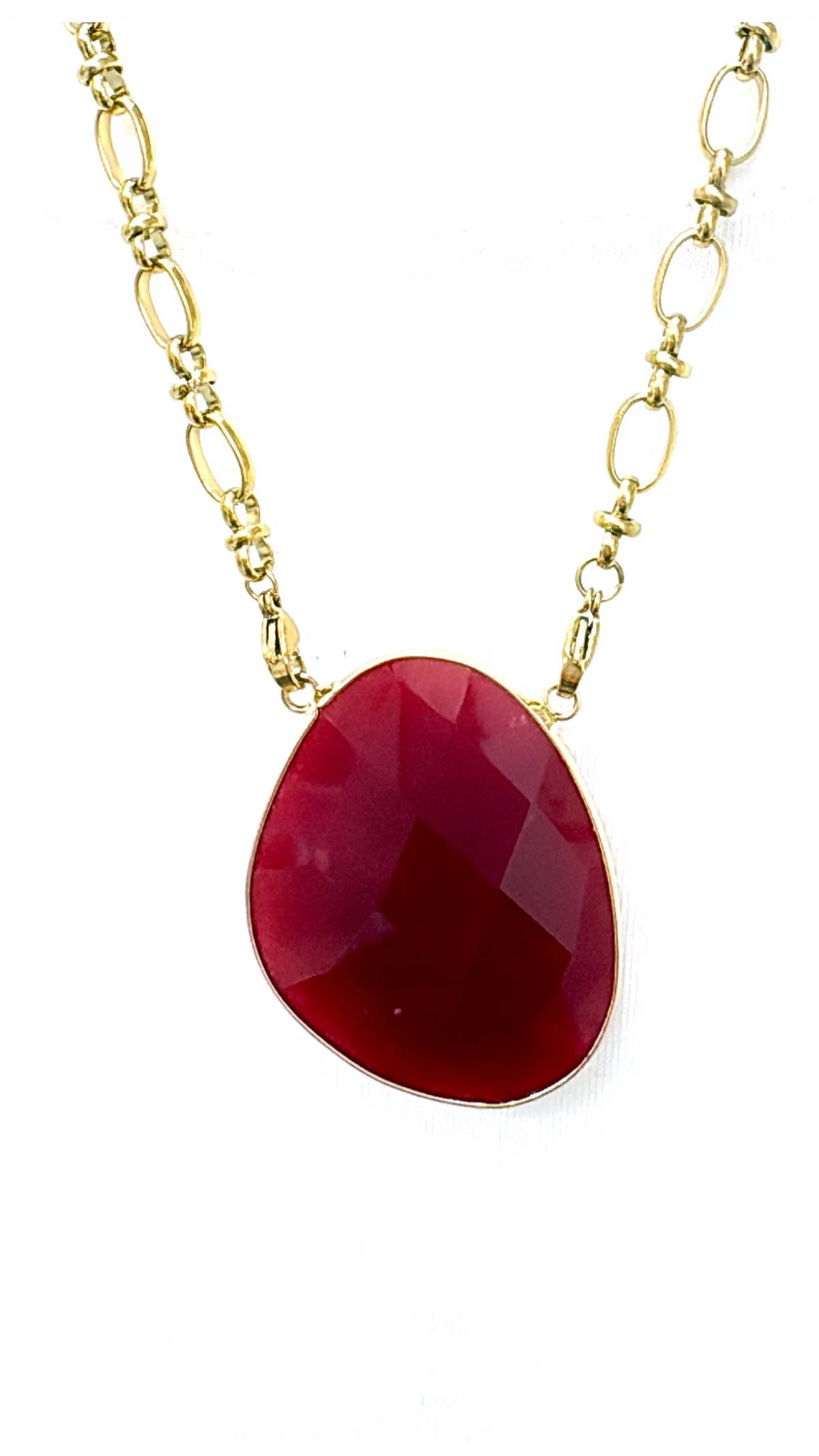 Collier Makadami - Cornaline