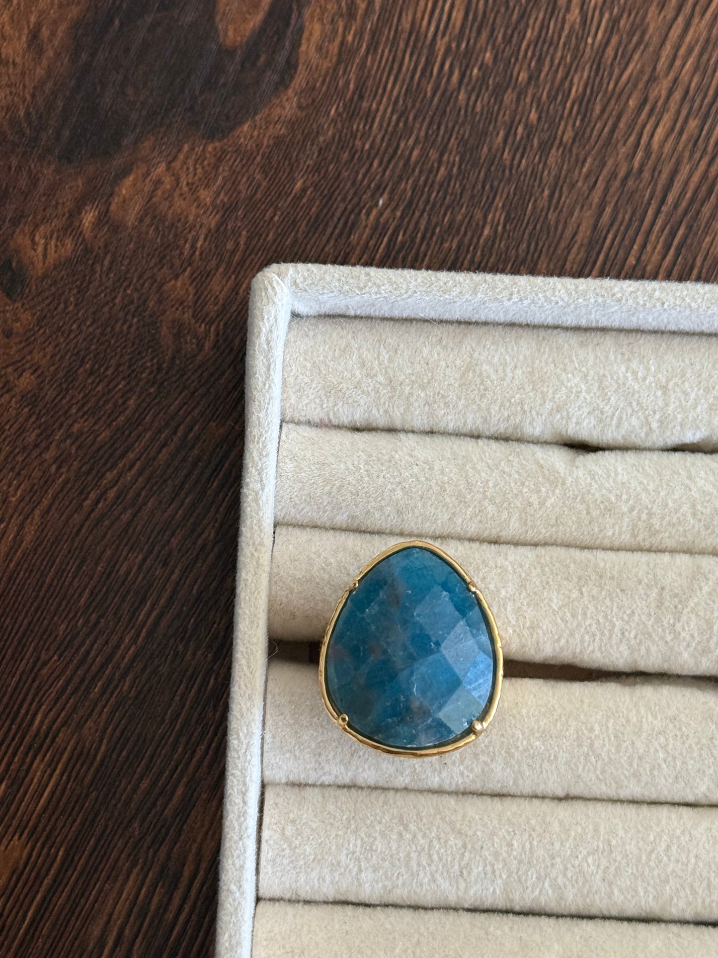 Bague Toscana - Apatite bleu