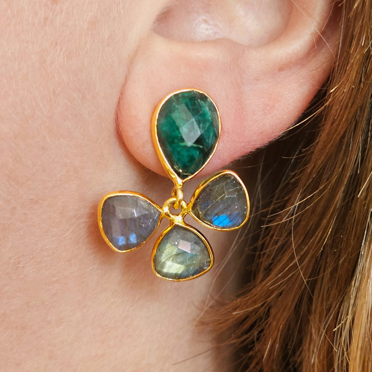 Boucle d'oreille Viridessa