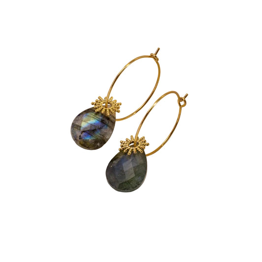 Boucles d’oreilles Tristone - Labradorite