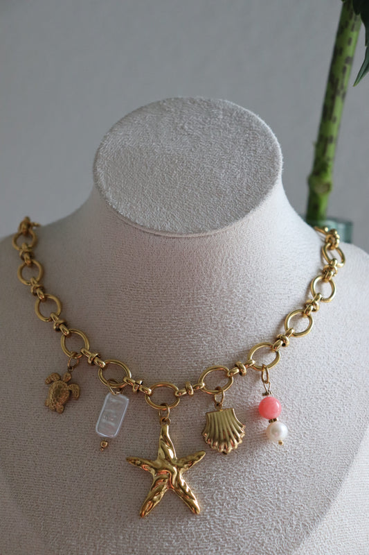 Collier Multi-charms Malte